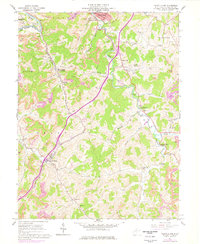 Mount Clare 1961 topographic map thumbnail