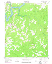 Mount Nebo 1969 topographic map thumbnail
