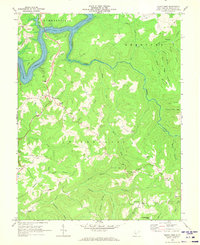 Mount Nebo 1969 topographic map thumbnail