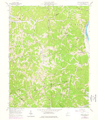Mount Olive 1958 topographic map thumbnail