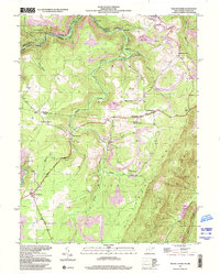 Mount Storm 1997 topographic map thumbnail