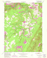 Mount Storm 1949 topographic map thumbnail