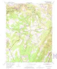 Mount Storm 1949 topographic map thumbnail