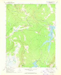 Mount Storm Lake 1967 topographic map thumbnail