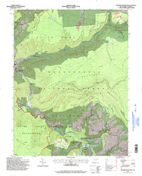 Mozark Mountain 1995 topographic map thumbnail