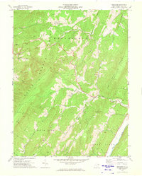 Needmore 1970 topographic map thumbnail