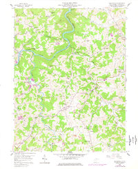 Nestorville 1958 topographic map thumbnail
