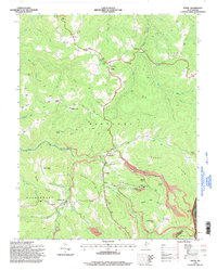 Nettie 1995 topographic map thumbnail