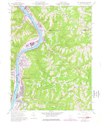 New Martinsville 1960 topographic map thumbnail