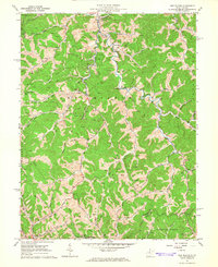 New Milton 1965 topographic map thumbnail