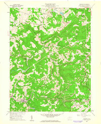 Newburg 1960 topographic map thumbnail