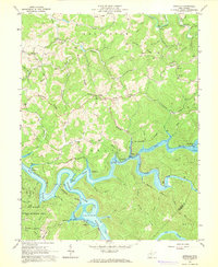 Newville 1967 topographic map thumbnail