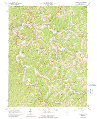 Normantown 1966 topographic map preview
