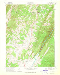 Old Fields 1970 topographic map thumbnail