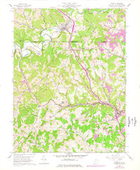 Osage 1958 topographic map thumbnail
