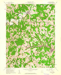 Osage 1958 topographic map thumbnail