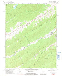 Paint Bank topographic map thumbnail