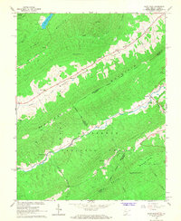 Paint Bank 1966 topographic map thumbnail