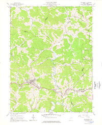 Pennsboro 1961 topographic map thumbnail