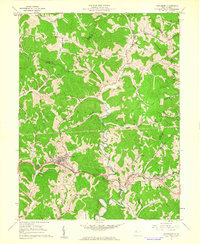 Pennsboro 1961 topographic map thumbnail
