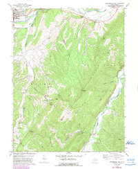 Petersburg East 1969 topographic map thumbnail