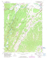 Petersburg West 1969 topographic map thumbnail