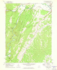 Petersburg West 1969 topographic map thumbnail