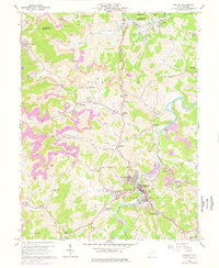 Philippi 1960 topographic map preview