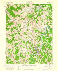 Philippi 1960 topographic map thumbnail