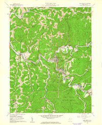 Pine Grove 1960 topographic map thumbnail