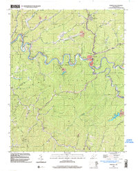 Pineville 1996 topographic map thumbnail