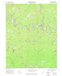 Pineville 1967 topographic map thumbnail