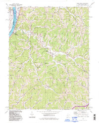 Pond Creek 1994 topographic map thumbnail