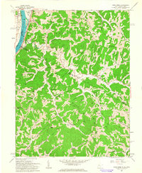 Pond Creek 1960 topographic map thumbnail