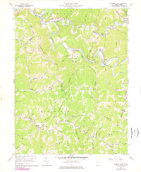 Porters Falls 1960 topographic map thumbnail