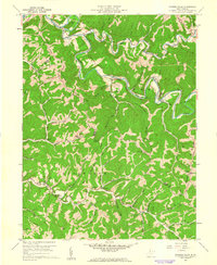 Porters Falls 1960 topographic map thumbnail