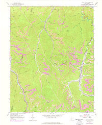 Powellton 1965 topographic map thumbnail