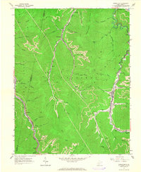 Powellton 1965 topographic map thumbnail