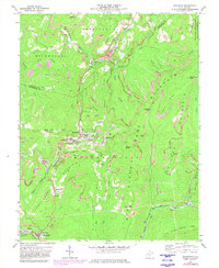 Quinwood 1972 topographic map thumbnail