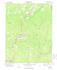 Quinwood 1972 topographic map thumbnail