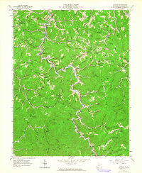 Radnor 1962 topographic map preview