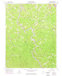 Radnor 1962 topographic map preview