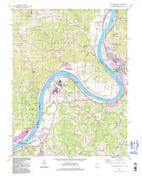 Ravenswood 1994 topographic map thumbnail