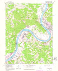 Ravenswood 1960 topographic map thumbnail