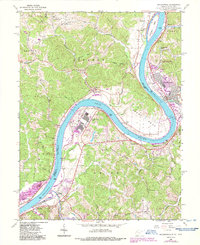 Ravenswood 1960 topographic map thumbnail