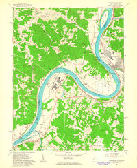Ravenswood 1960 topographic map thumbnail