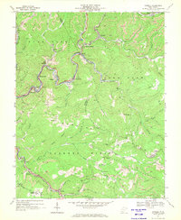 Rhodell 1967 topographic map thumbnail
