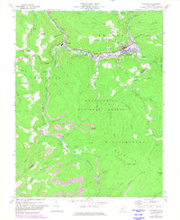 Richwood 1972 topographic map thumbnail