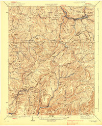 Richwood 1939 topographic map thumbnail