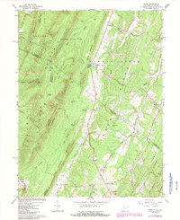 Ridge 1965 topographic map thumbnail